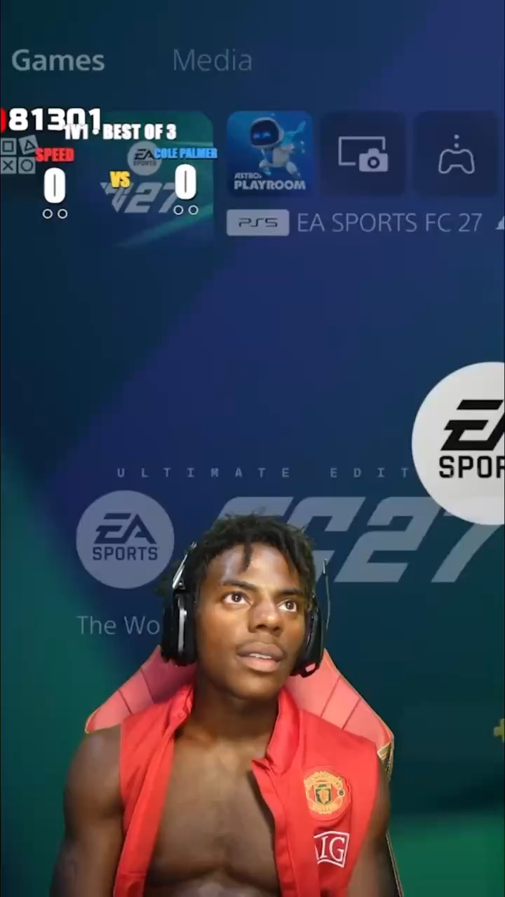 Ishowspeed playing football