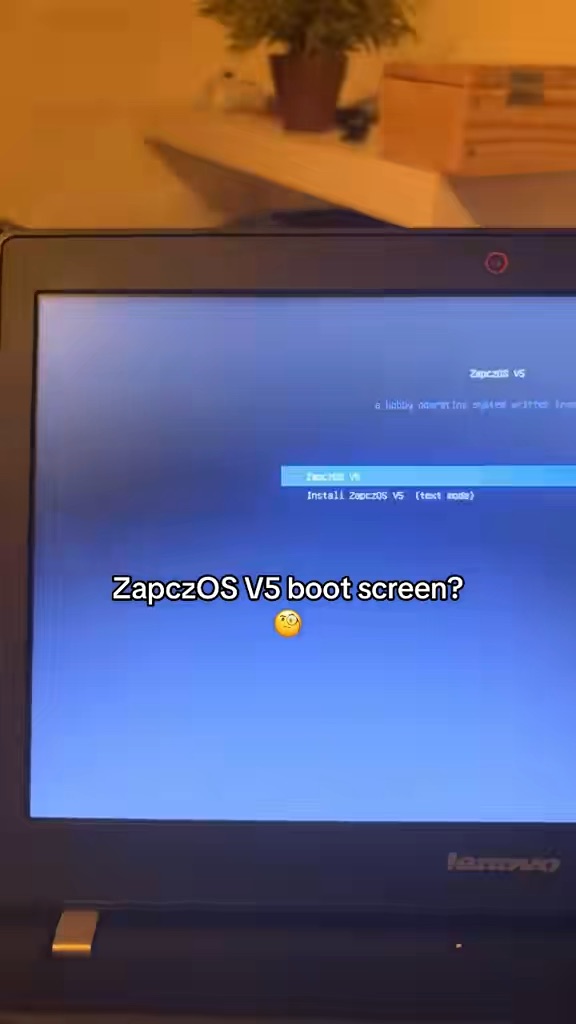 ZapczOS V5 bootscreen