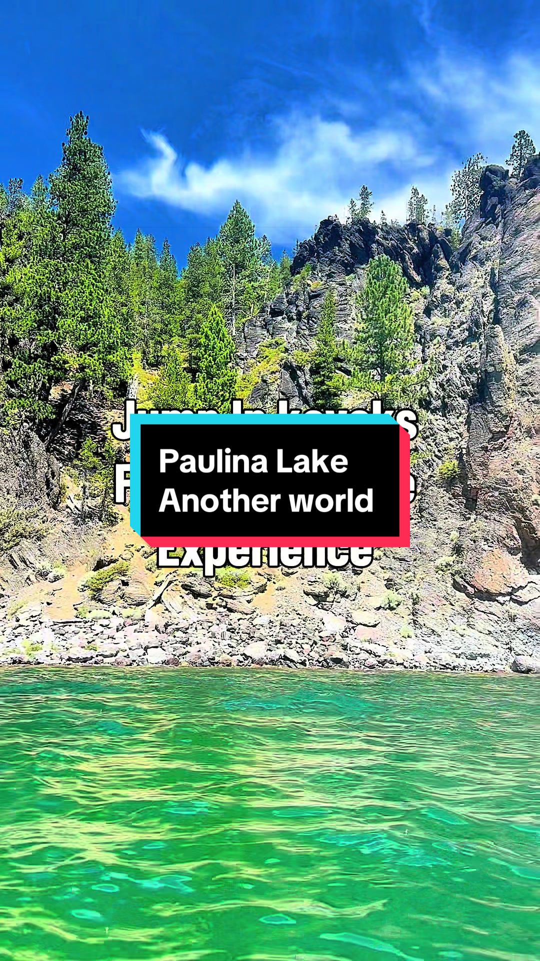 Paulina Lake, Oregon 💙🌋 Tucked inside the Newberry Caldera about 25 miles south of Bend, this deep, crystal-clear l...