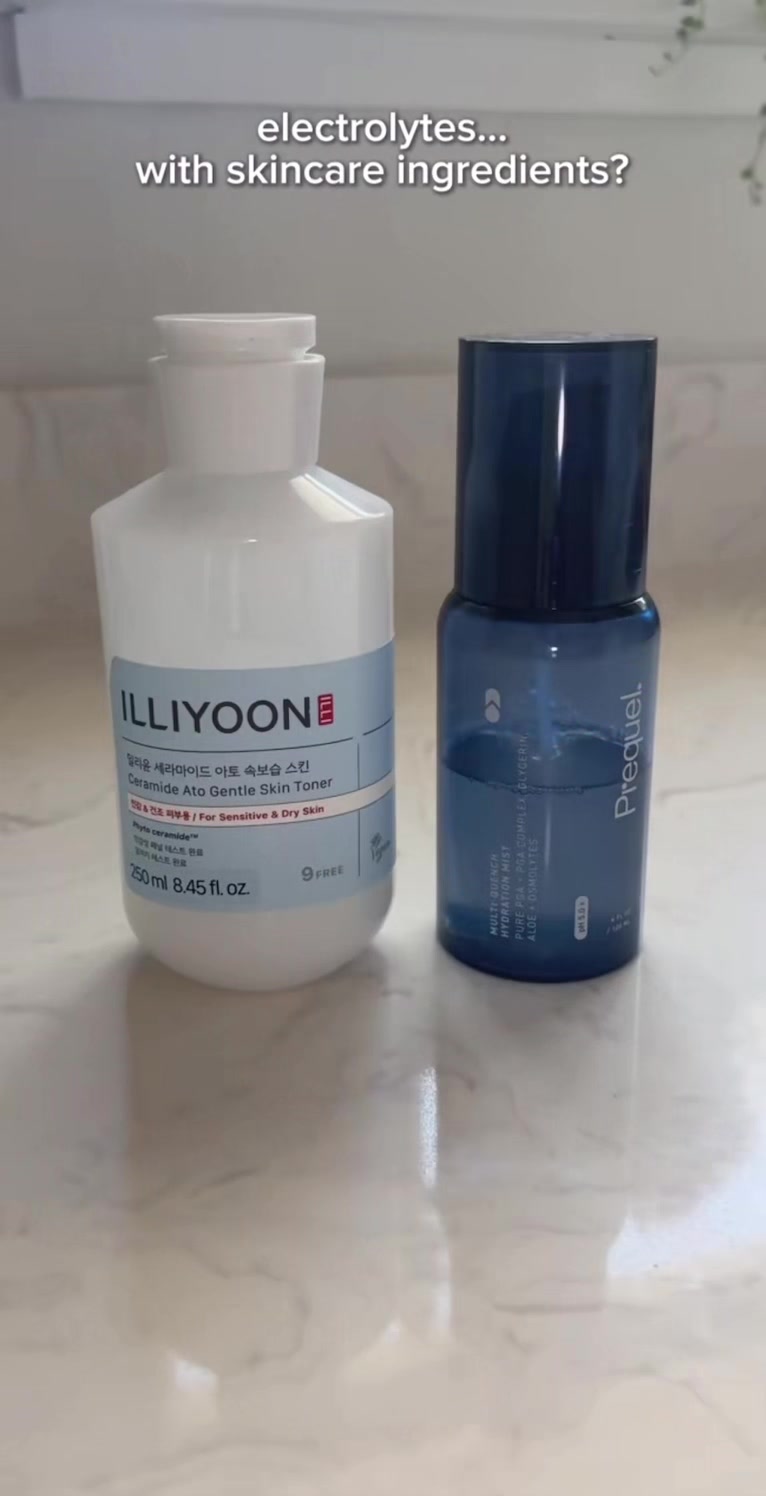 Electrolutes for skincare? Faceless UGC concept featuring Pique B•T Fountain beuty electrolyte.