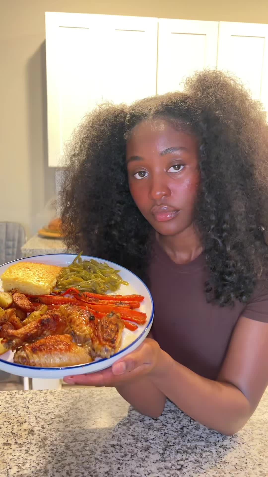 Come cook a home-cooked dinner with me! 🤎🍽️ RECIPE INSTRUCTIONS BELOW⬇️ First, I cleaned my chicken wings, patted t...