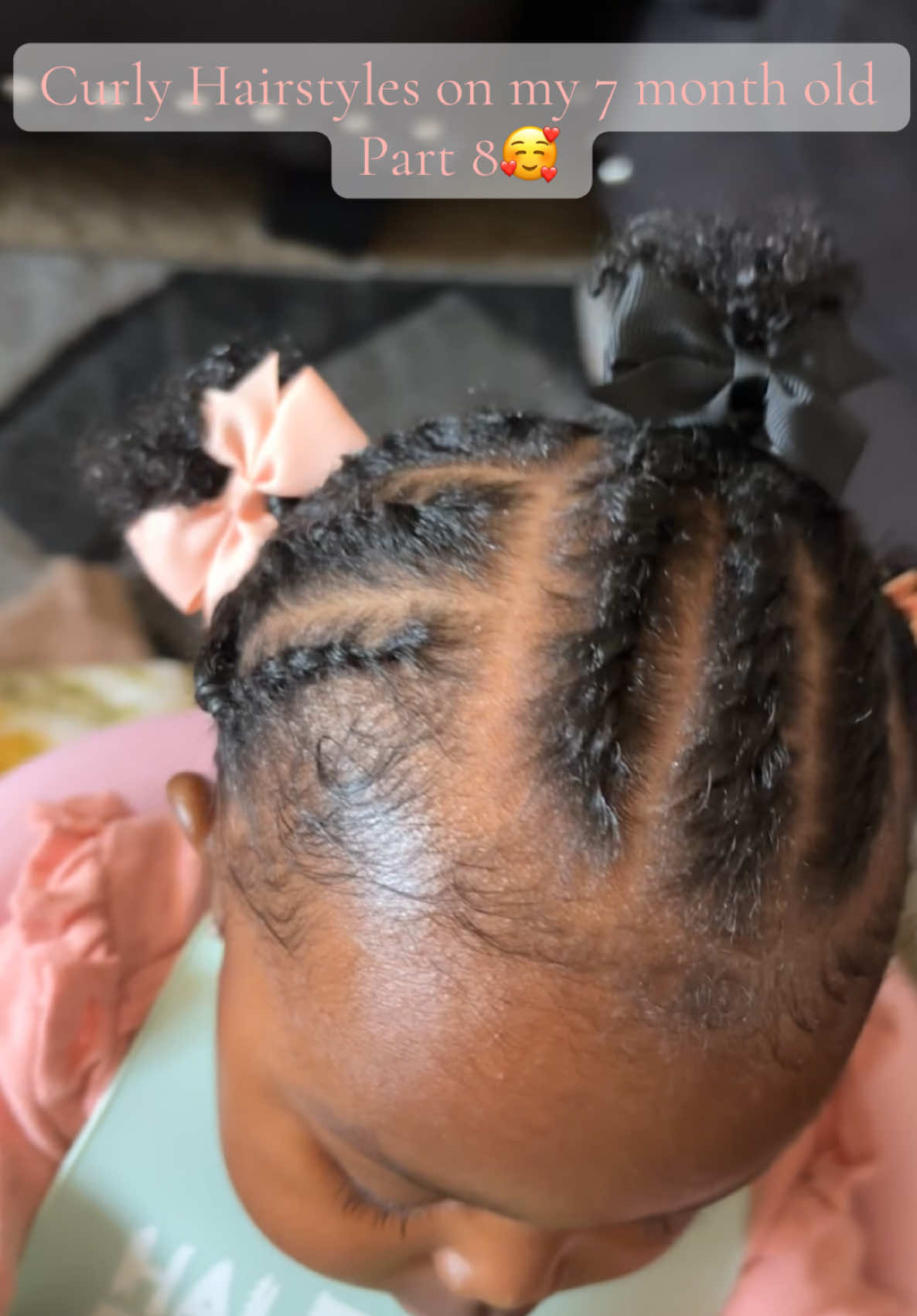 Another curly hairstyle on baby nova😊 this one is so cute and we got it done in 20 min🤣 drop some pictures in the c...