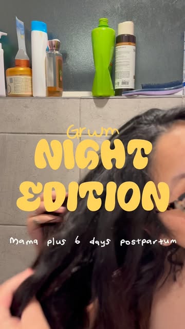 GRWM: night edition 🌙 Because “getting ready for bed” hits a little different now with a newborn. 🤎 Shower, skincar...