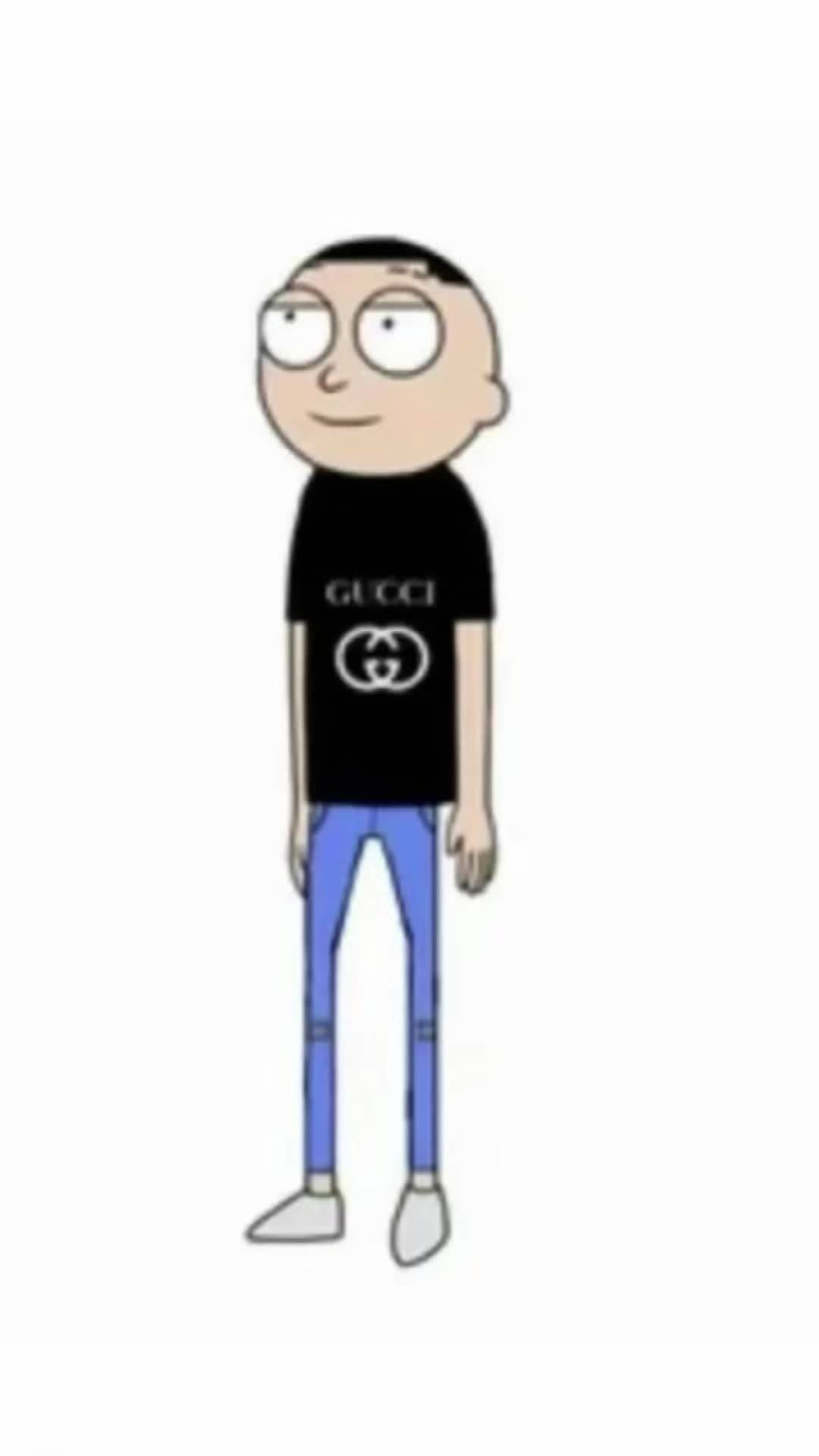 Gucci Morty is a viral internet meme featuring Morty from Rick and Morty in a full Gucci outfit, complete with skinny...