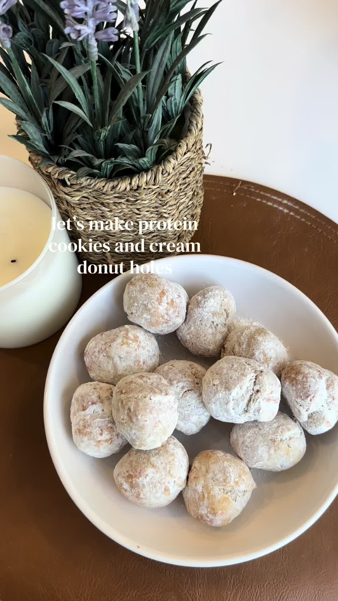 these are unreal!! recipe: Ingredients • 3/4 cup all-purpose flour • 1/3 cup cookies & cream protein powder • 1 1/2 t...