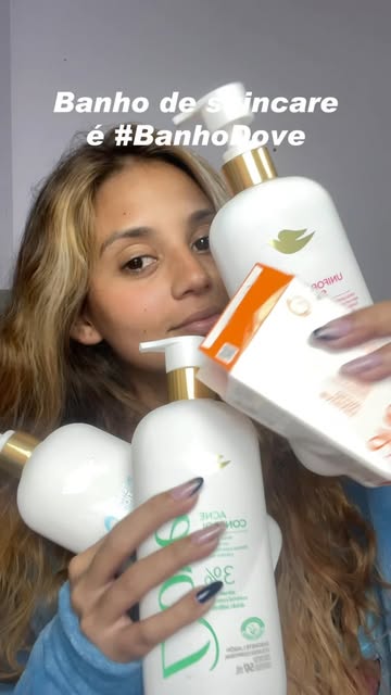 Sabonete Sérum Intense Hydration com 6% sérum revitalizador + ácido hialurônico. #BanhoDeSkincare Com Dove #BanhoDove...