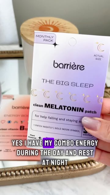 If you’re like me and prefer not to take medications, this is such a great alternative ✨ I use my B12 patches during...