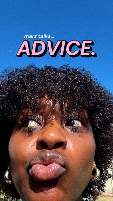 let’s get into some Sunday thoughts on giving/receiving advice, while I do my hair/skincare ✨💭 #marztalks #advice #m...