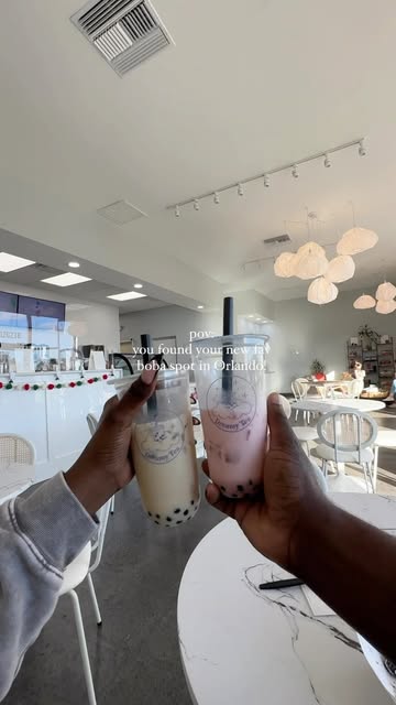 if you know me, you know I’m in LOVE with boba!🧋 hubs and I found this new place that opened up recently called @dre...