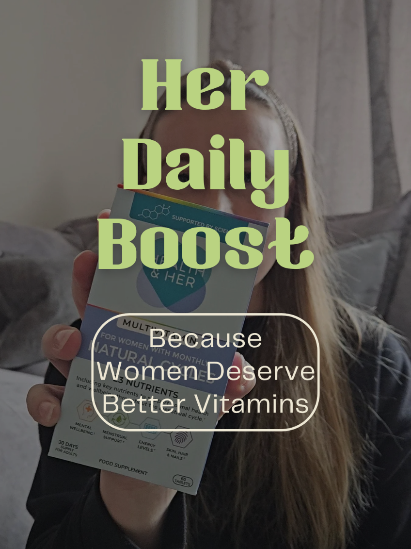 If you’re like me and Aunt Flo knocks you down every month, you need these Health & Her multivitamins. They’re packed...