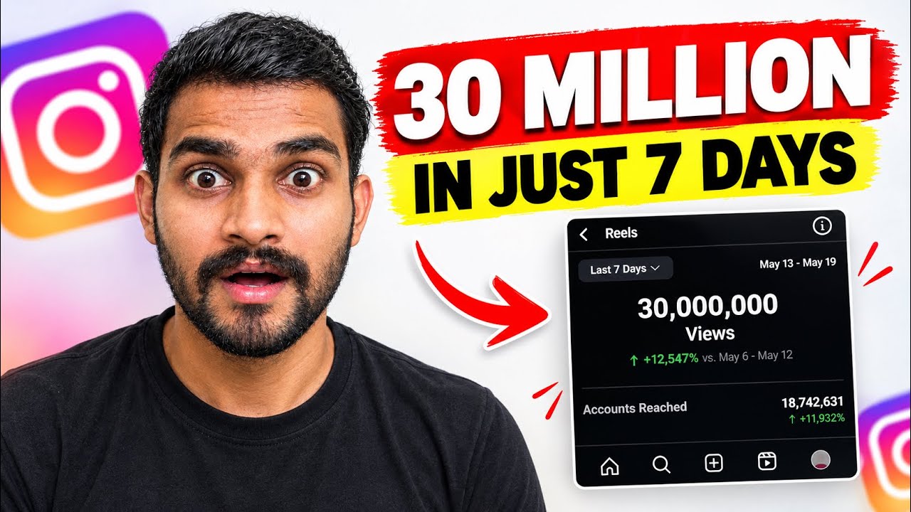 30 MILLION IN JUST 7 DAYS | Instagram Page Viral Kaise Kare? 🔥 Millions of Views Kaise Laaye | 🔥 Instagram Page Vir...