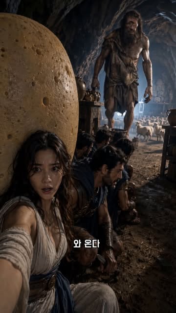 오디세우스 3편 - 오디세우스 따라 동굴에 들어갔다가 큰일 났습니다 저도 그 배를 따라가다가 이름 모를 섬에 도착했는데요. 해안 절벽에는 입구부터 집만 한 거대한 동굴이 있었습니다. 안으로 들어가 보니 거대한...