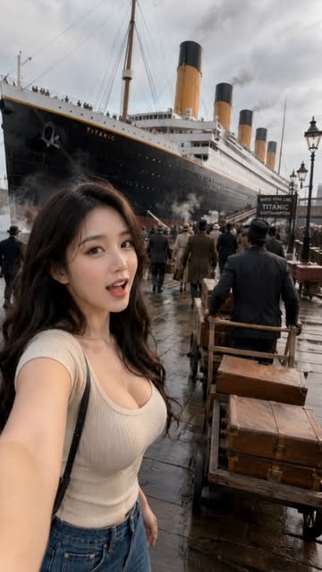 1912년으로 가서 타이타닉에 올라탔습니다(1편) I Boarded the Titanic in 1912 and Watched It Sink #HarinTraveler,#TimeTravel,#History,#Ti...