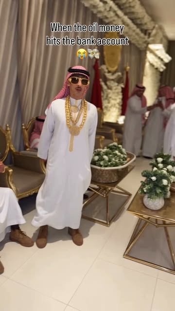 The bank said the transfer went through… and my body just reacted 🕺🏻💸 Who wants to celebrate with Sultan Tariq?Cre...
