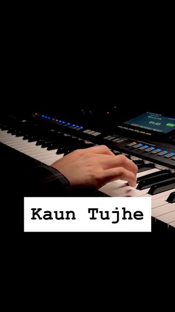 Kaun tujhe ✨ . . #sushantsinghrajput #msdhonitheuntoldstory #palakmuchhal #pianocover #bollywoodsongs
