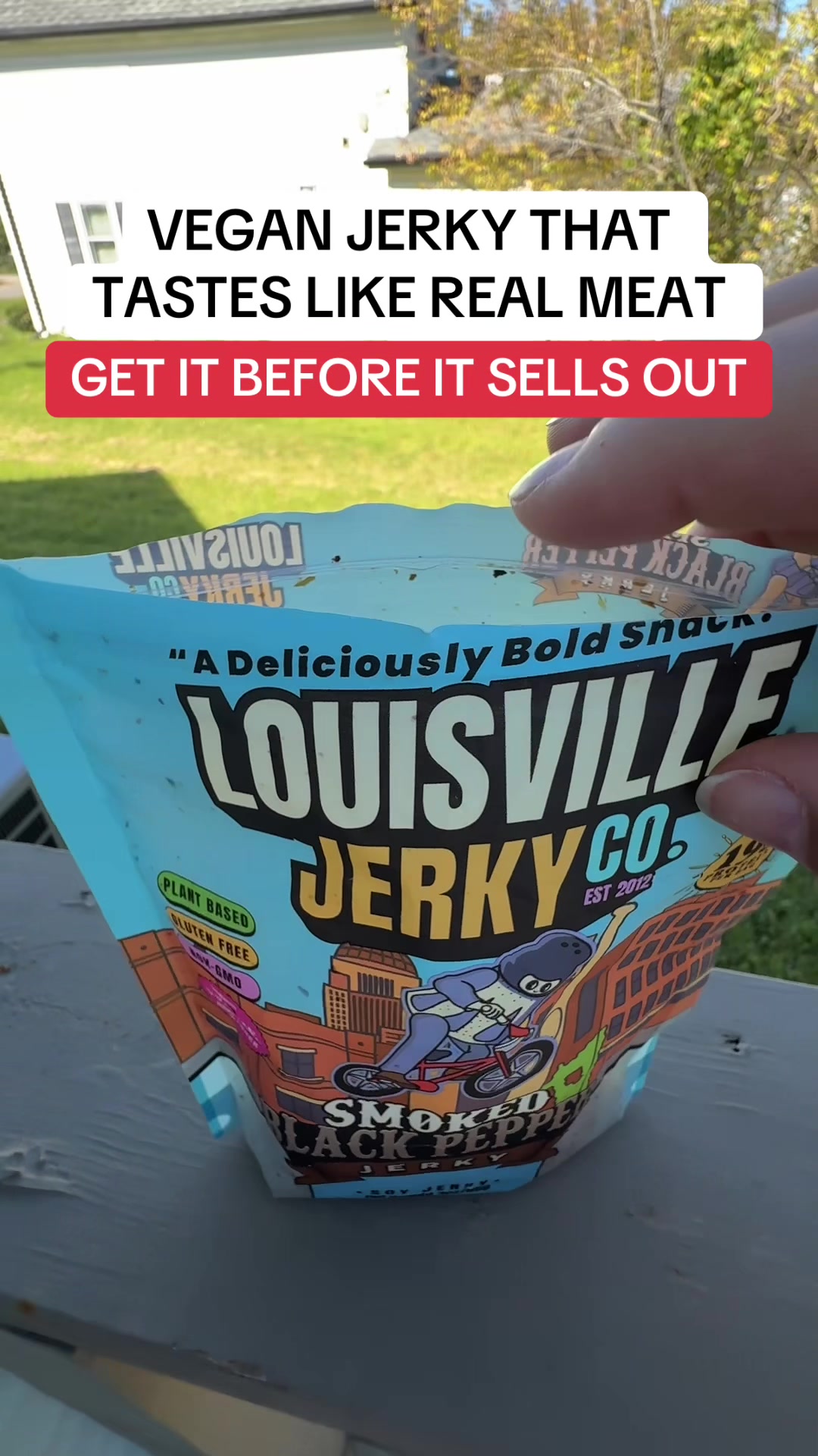 #veganjerky #jerky #protein #linkedbelow #getitnow @Louisville Jerky Co.