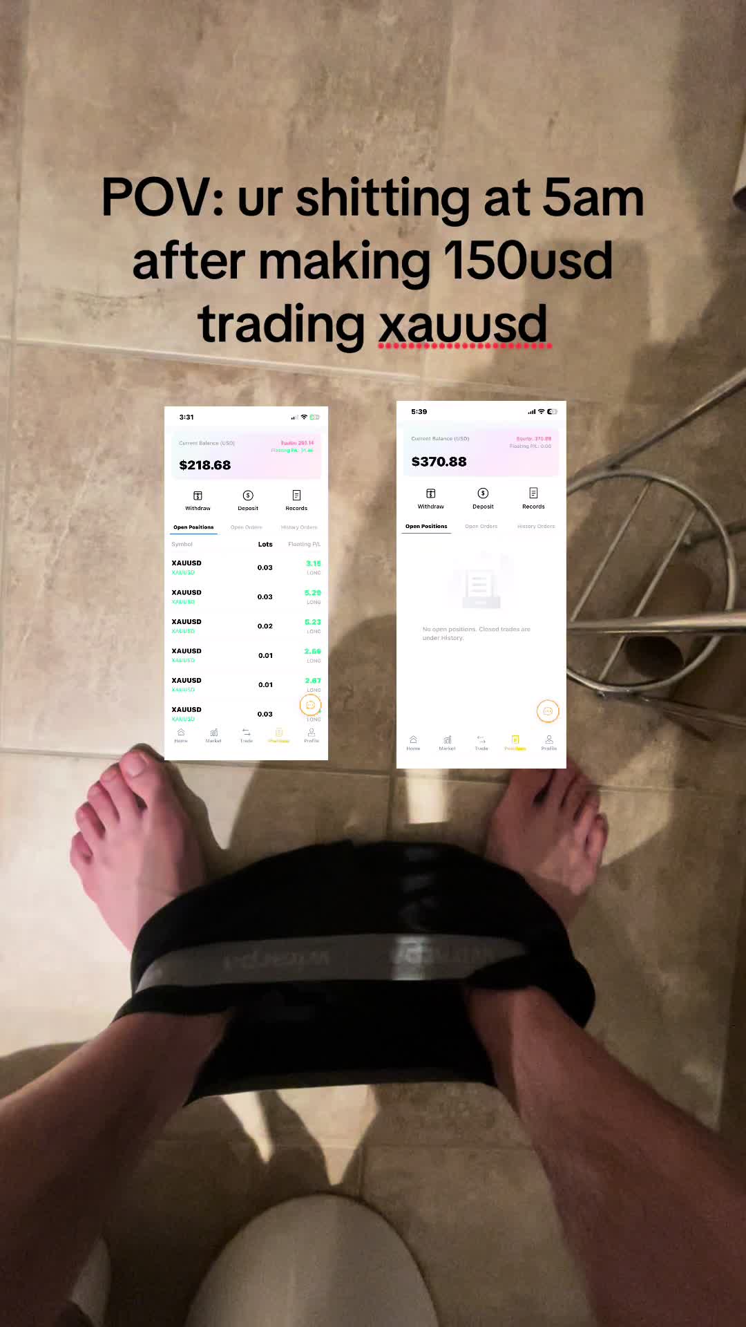 #trading #xauusd #toilet