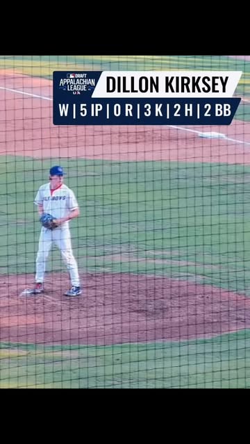 Dillon Kirksey (@dillontkirksey), what a way to leave your mark on the 2026 #AppyLeague season! In his final start an...