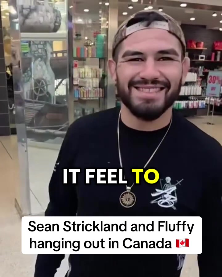 Sean Strickland and Anthony Hernandez hanging out in Canada #ufc #mma #fyp