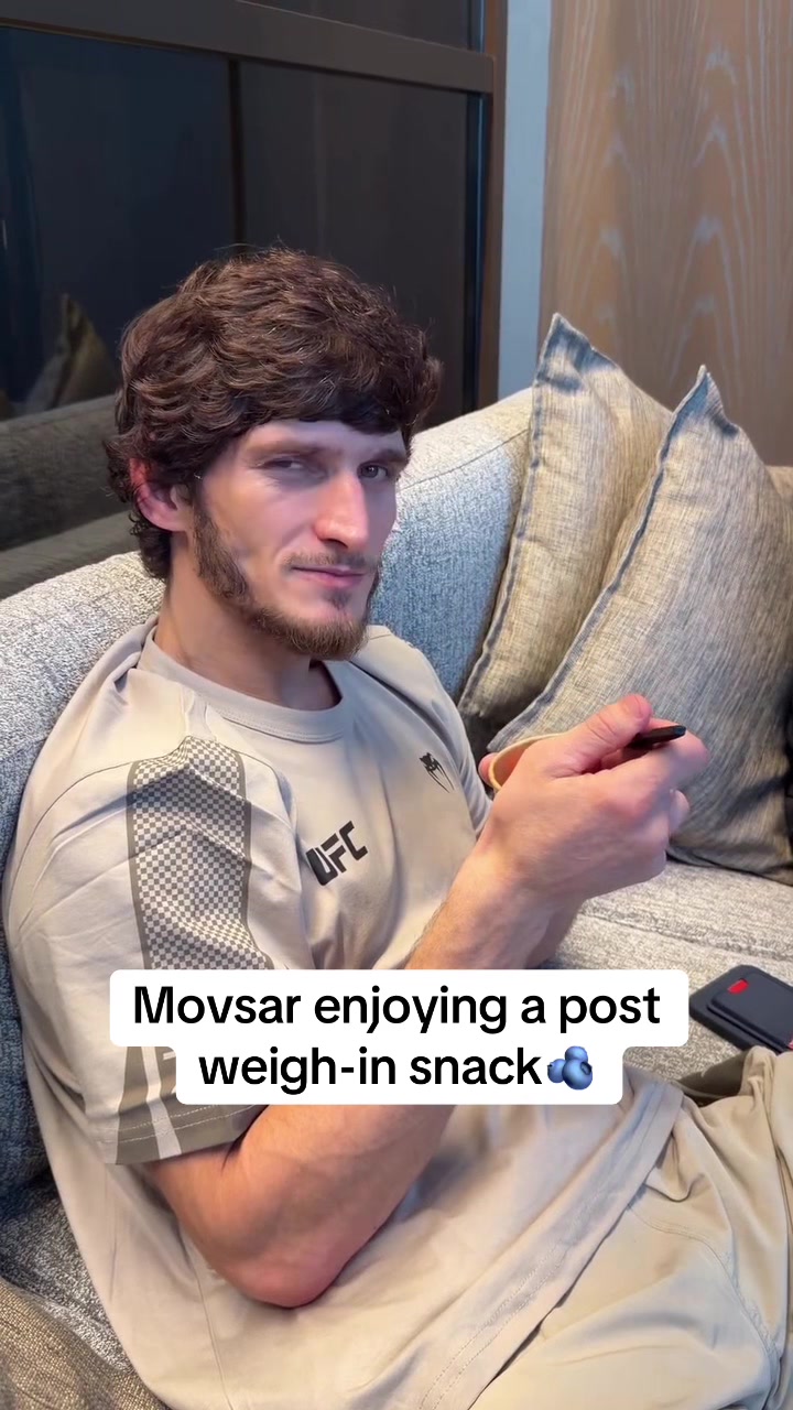 All smiles from Movsar after making 145 #ufc #mma #ufc333 #russia #movsarevloev