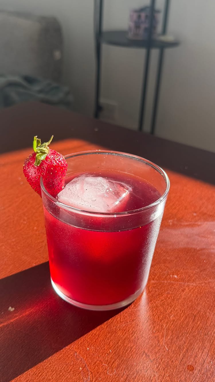 so refreshing! the gather blend is tart and fruity, perfect for summer ☀️ it has blueberry, strawberry, hibiscus, cam...