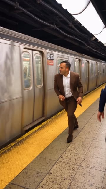 When you see someone you can’t let go… but their train is leaving 😂🏃‍♂️💨 Who would you run after like this? 👀❤️ #...