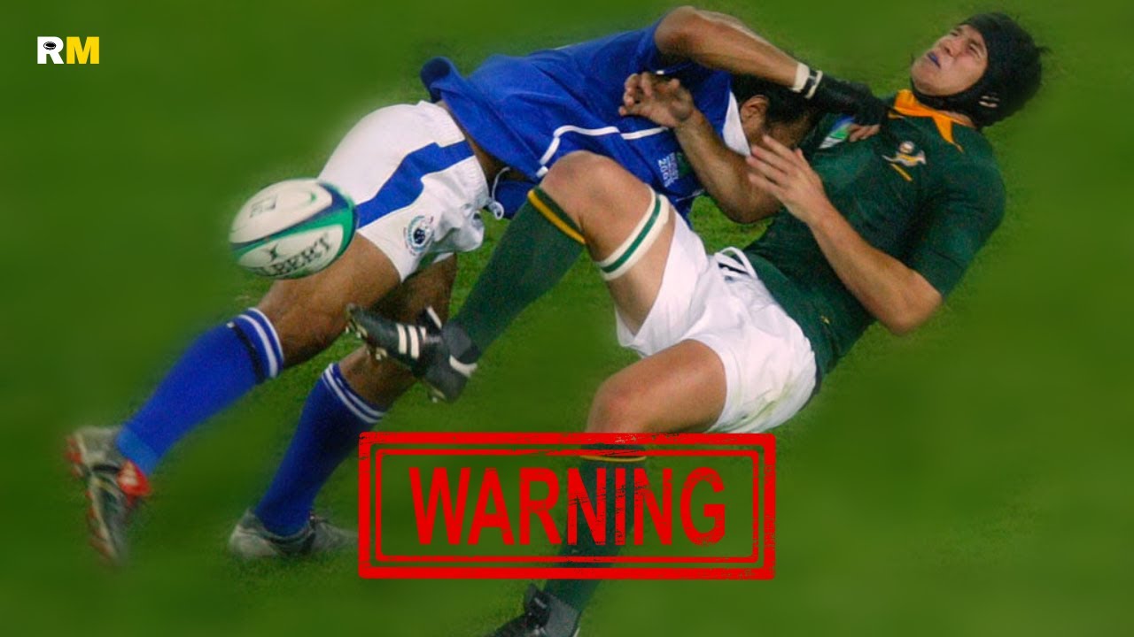 Top 50 Biggest and Most Brutal Hits in Rugby In this video, I tried to rank 50 of the biggest hits in rugby history....