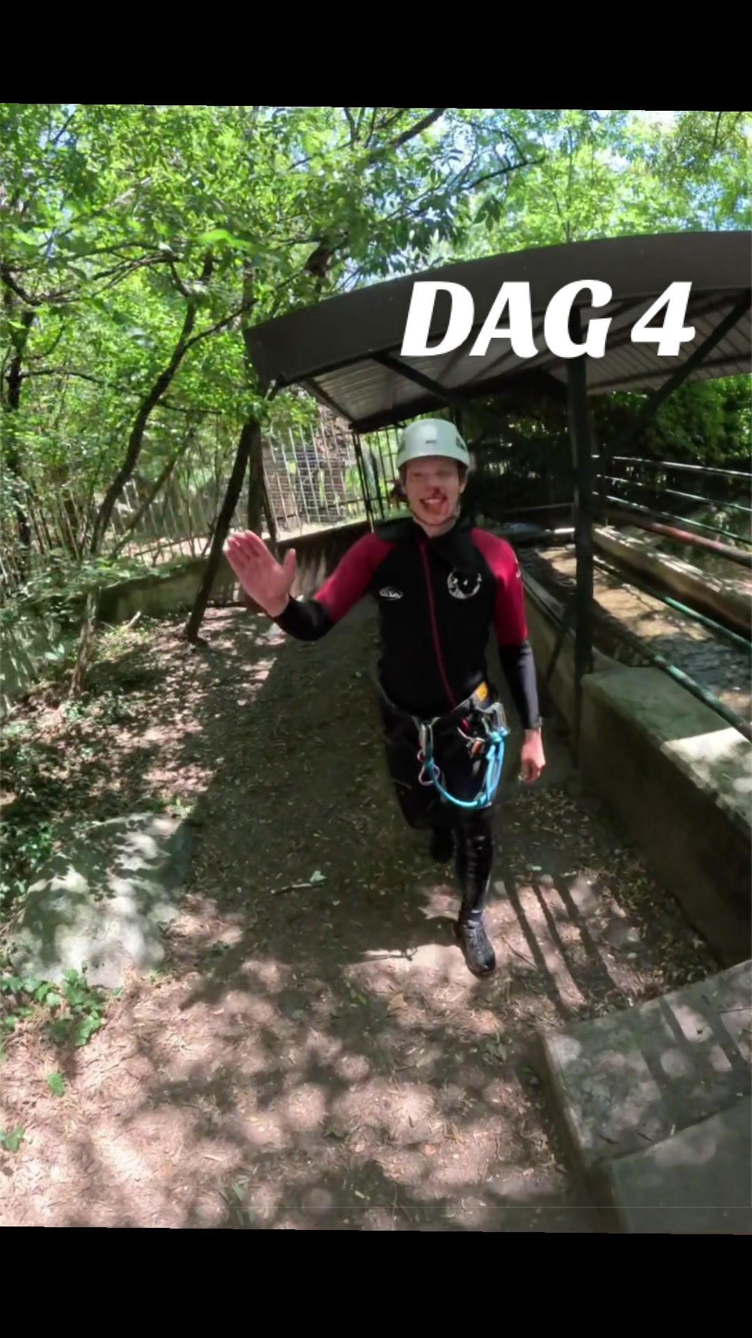 Riktigt rolig dag med canyoning i Italien 🇮🇹 ⛰️🌊🙏🏼 #briancon #canyoning #äventyr #utomlands #vandra