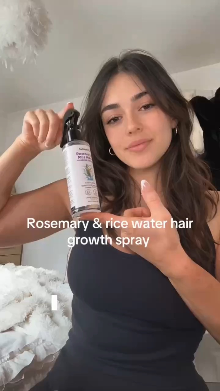 Rosemary and rice water