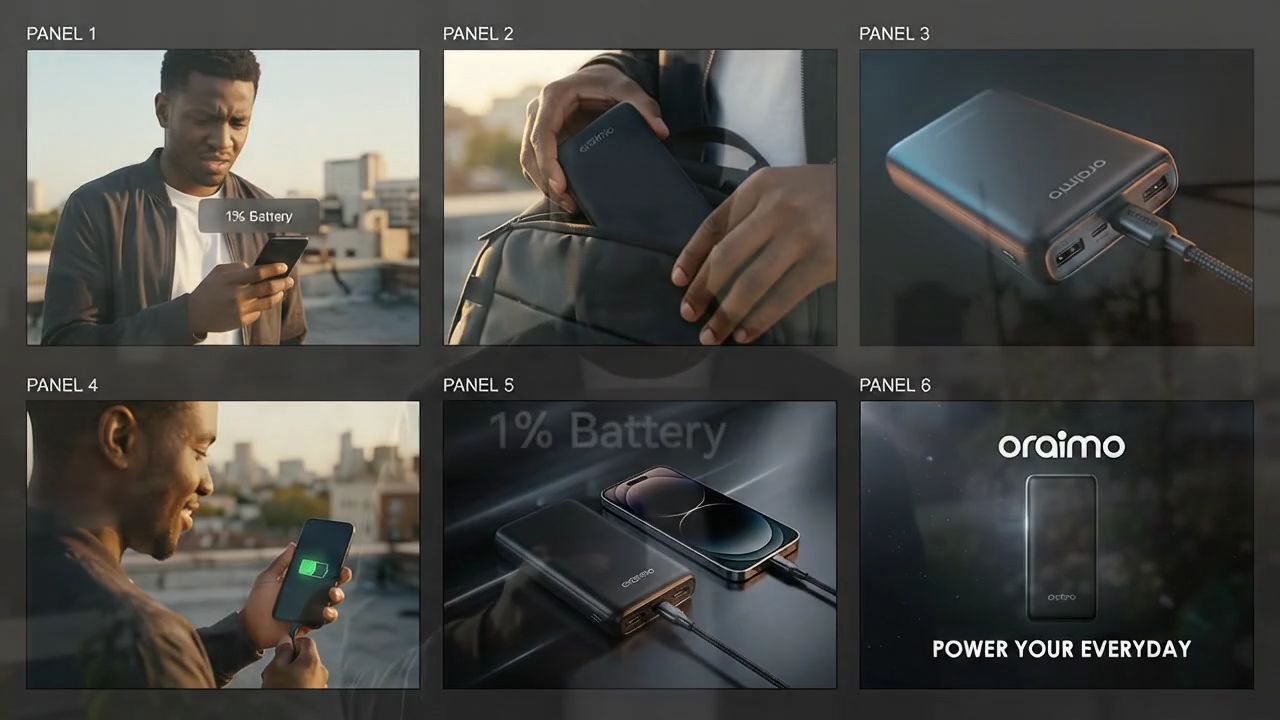 oraimo power bank advert
