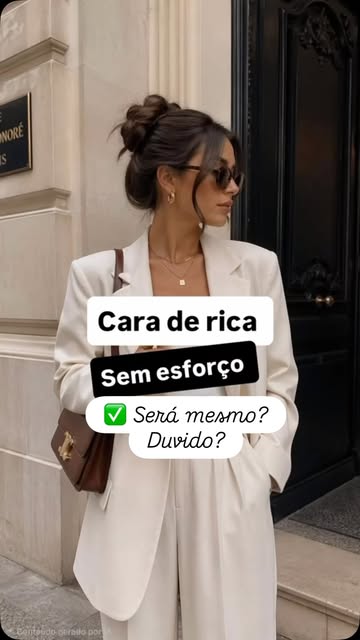 “Você já percebeu que algumas mulheres parecem extremamente elegantes sem fazer esforço?” Não é sobre dinheiro. Não é...