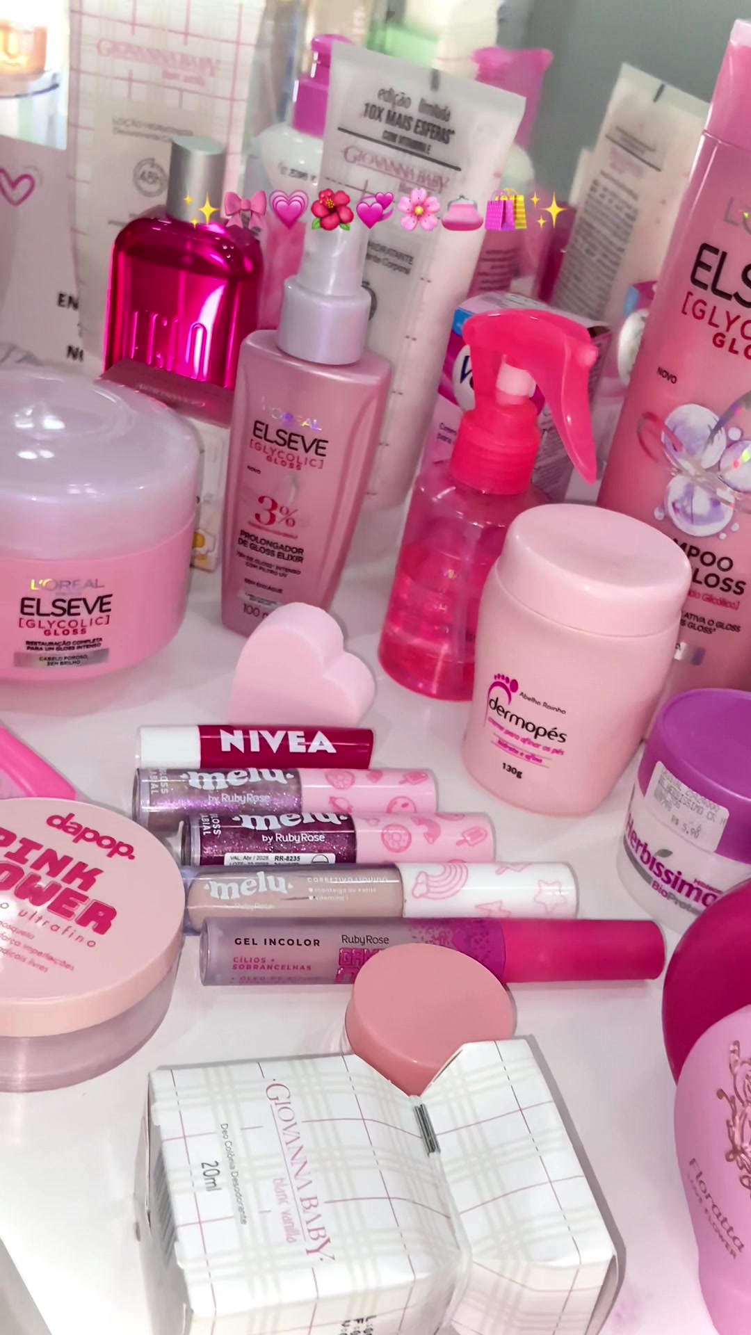 ✨🎀💗🌺💞🌸👛🛍️✨ #comprinhas #achadinhos #autocuidado #beleza #beauty #beautytok #rosa #pink #barbie #girl