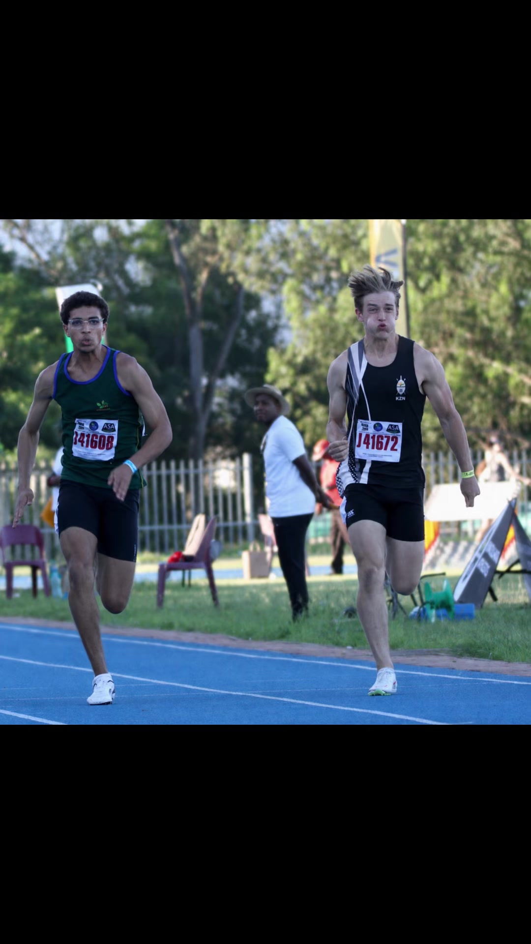 Felt like showing off #fyp #track #sachamps #sprints #100m