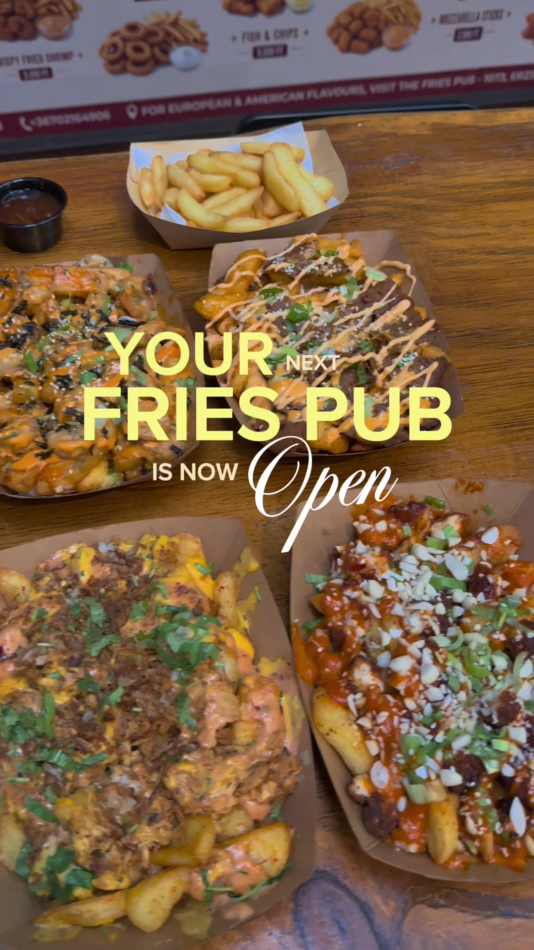 THE WAIT IS OVER… 👀🍟 We can finally tell you WHERE! 📍❤️ The Fries Pub’s second location is officially at Asian Str...