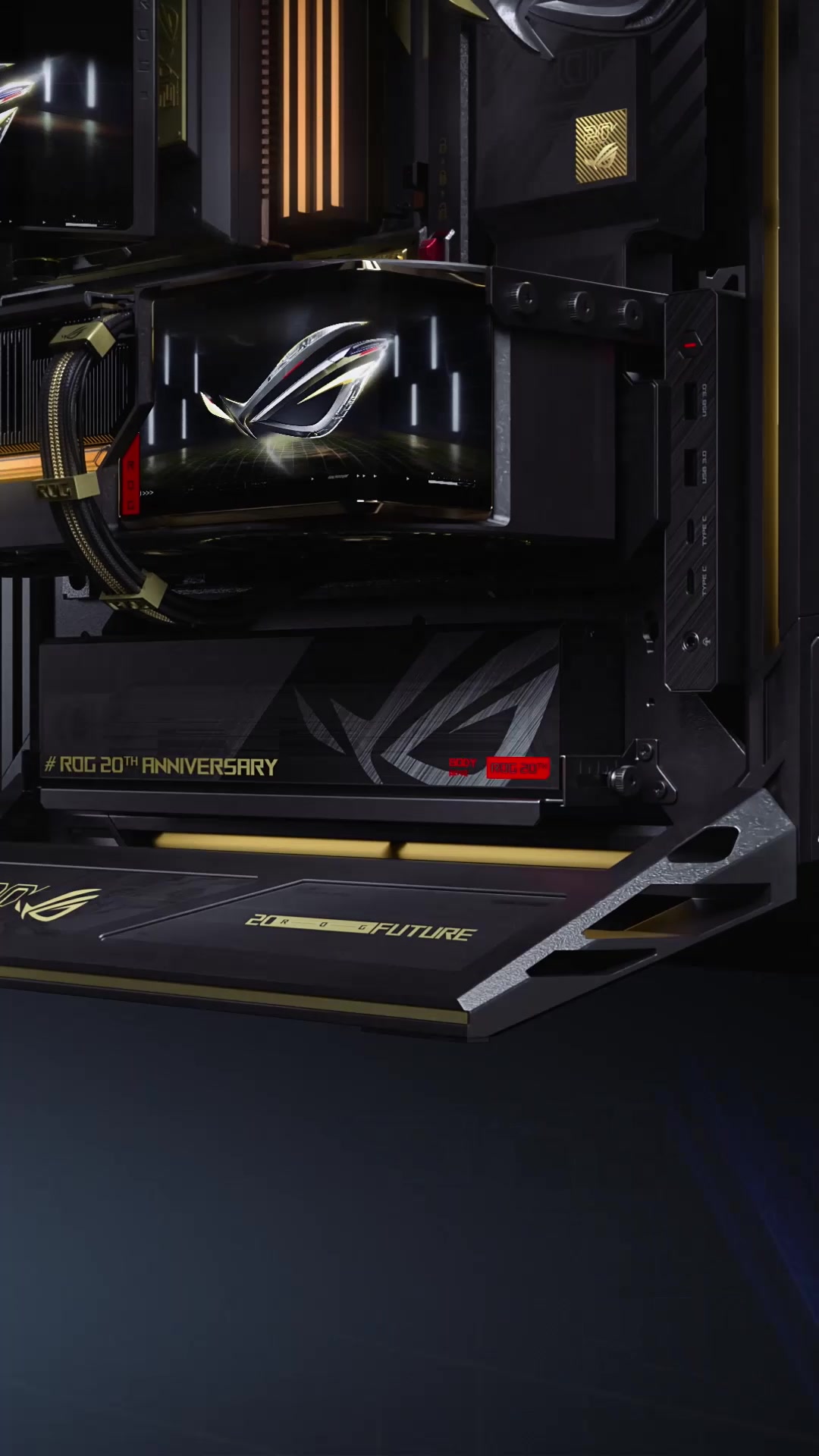Unrestricted airflow, enhanced cooling, and peak performance. 😮‍💨 The ROG GR20 Edition 20 is simply built different...