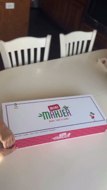 Found a screen-free win that actually keeps them 贝 This Mini Mahjong set is nostalgic, and the tiny tiles are a huge...