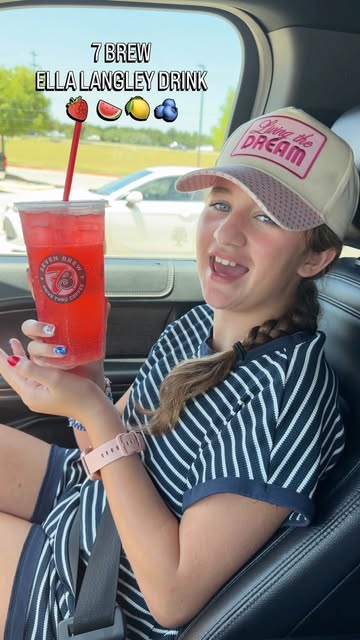 What drink will be next ?? #ellalangley #beher #kidslivingtheirbestlife