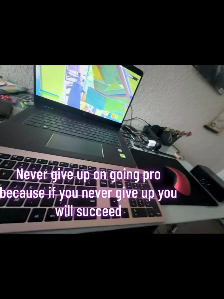 Advice to never give up whether you have a trash setup or not