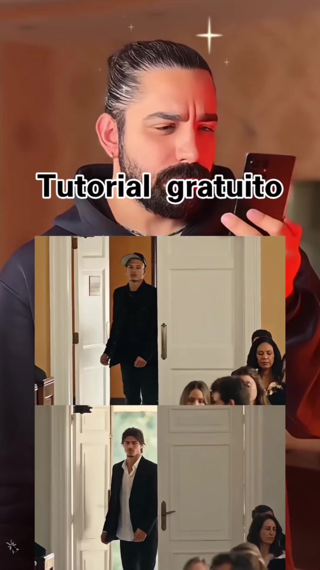Cómo hacer el video de tendencia con la transición de Damon Salvatore en la iglesia con IA, te enseño, es muy sencill...