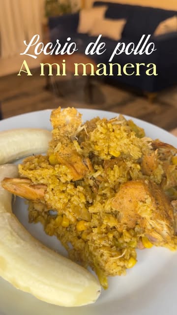 Locrio de pollo a mi manera 🫢🤤🍛 ¿Y tú con que lo acompañarías? #lifestyle #locriodepollo #dominicanfood #contentcr...