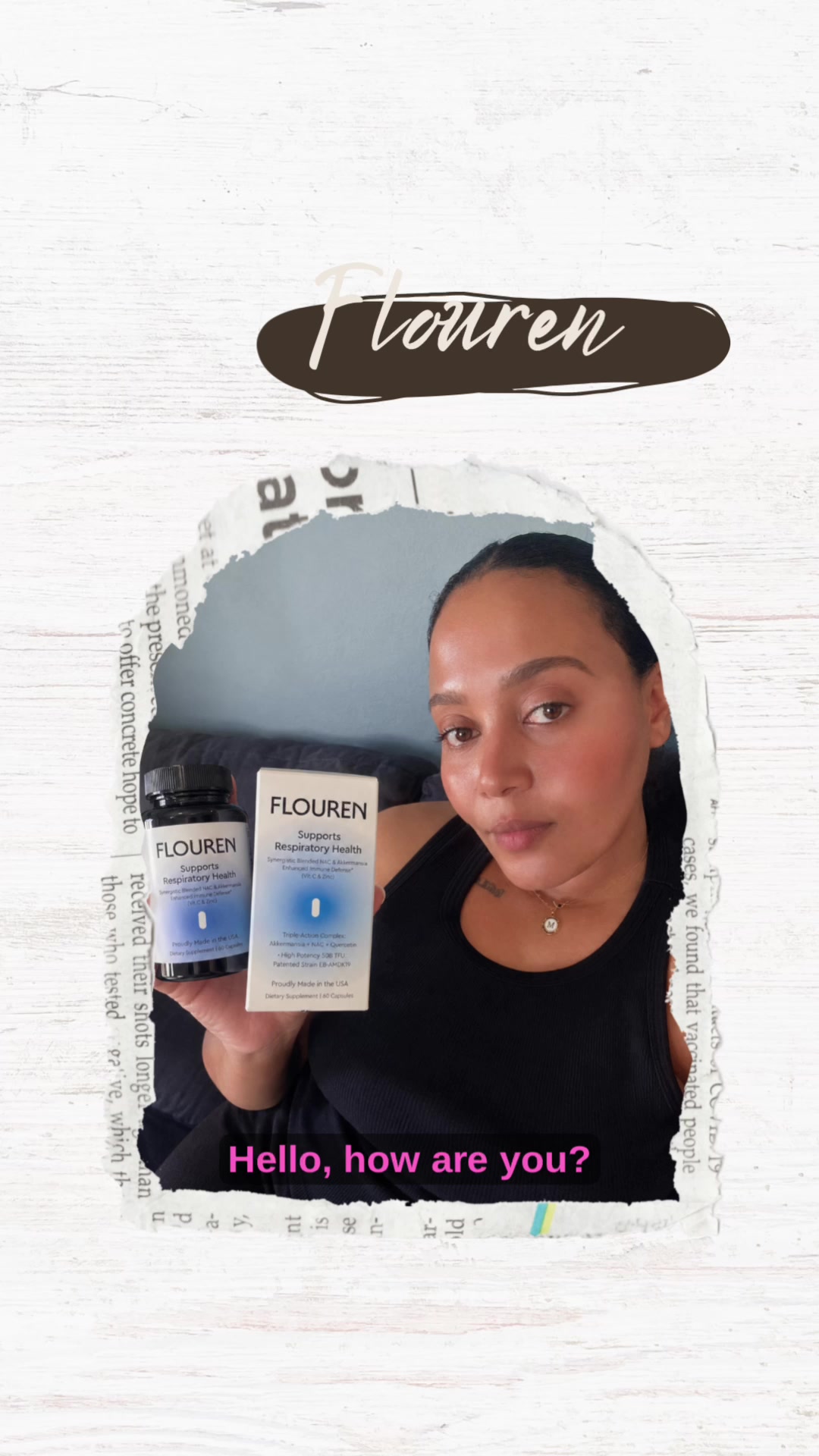 I have been incorporating FLOUREN into my daily routine and I love how practical it is. Its formula combines NAC, Akk...