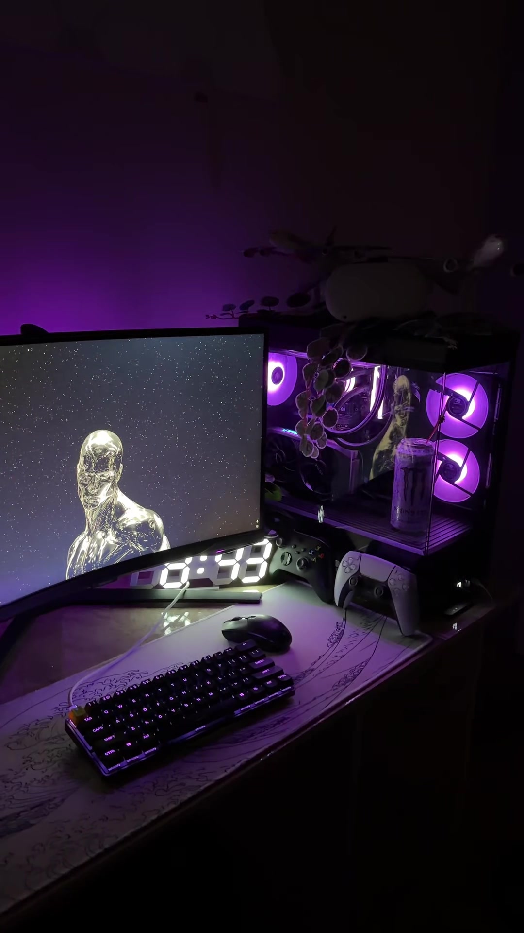 🟣⚪️ #fyp #viral #gamingsetup #pc #edit