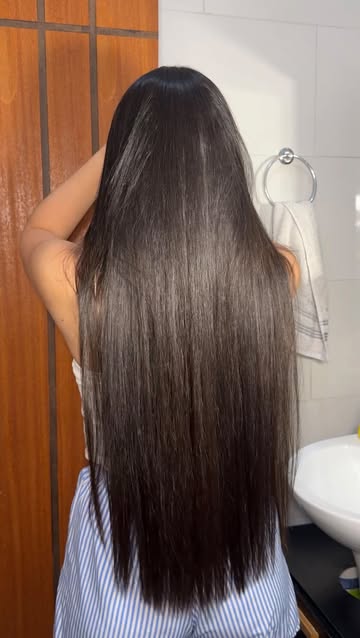 Rotina capilar com @kebase.br 🤍✨ #haircare #haircareroutine #rotinacapilar #cabeloliso #viral