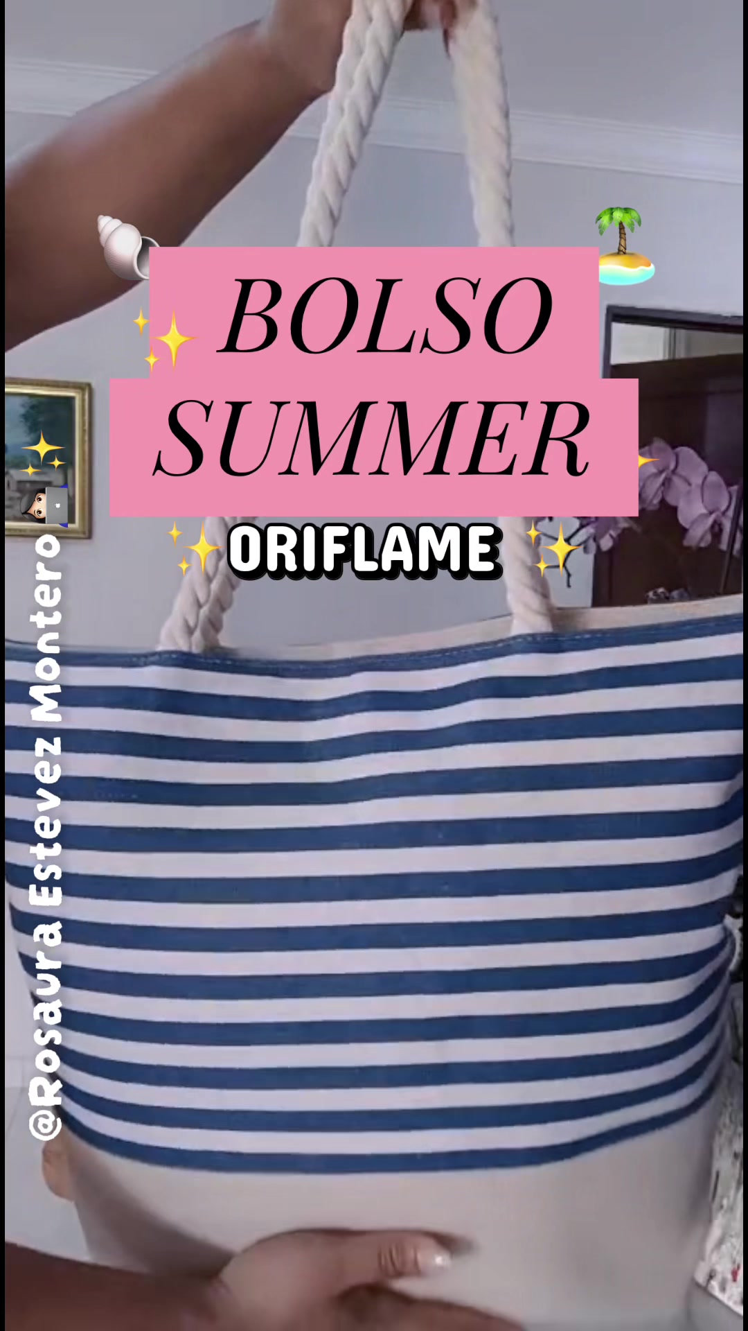 🌊✨ EL BOLSO DEL VERANO ✨🌊 Luce espectacular en la playa, piscina o paseo con este hermoso bolso estilo náutico de O...