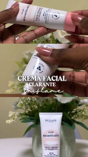 🌞 ¡Piel fresca, luminosa y protegida todos los días! 💖 Con la Glow Essentials Face Cream con FPS 10 de Oriflame Sue...