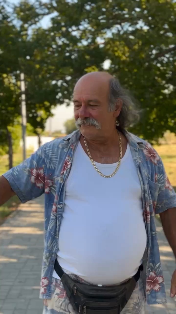 Seu Tinoco chegando no rolê