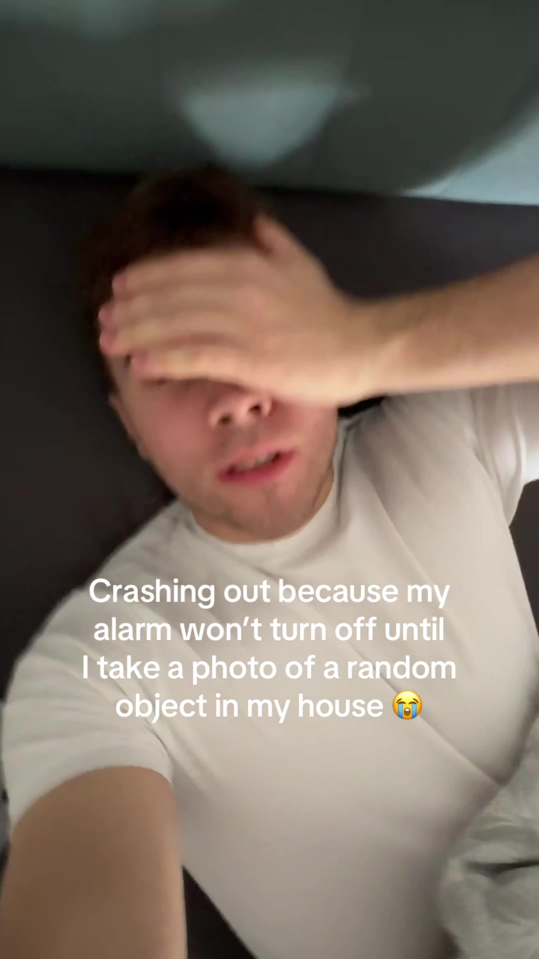 Why is it so loud??? #alarmclock #morningroutine #alarm