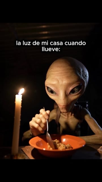 Un día de lluvia normal en misiones. No se puede ni comer tranquilo
