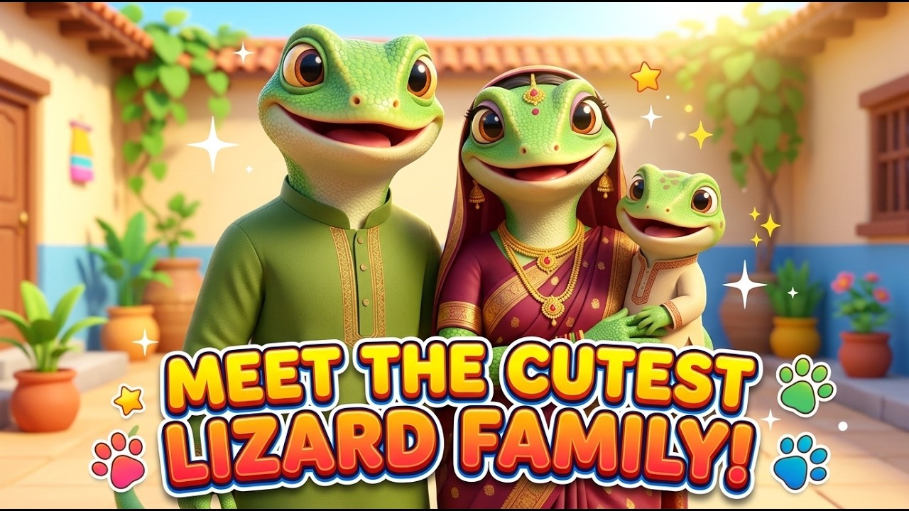 Lizard family laughing #LizardFamily #kidscontent #funnykids #cartoonshorts #kidsshorts #funnyanimals #familyfun #you...