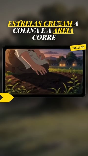 ESTRELAS CRUZAM A COLINA E A AREIA CORRE - https://www.youtube.com/watch?v=bdeFWh7EJW8